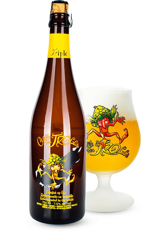 Пиво Dubuisson «Cuvee des Trolls Tripel» світле нефільтроване 7.5°