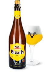 Пиво Dubuisson «Bush Blond Tripel» белое нефильтрованное 10.5°