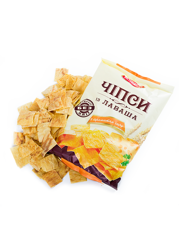 Чіпси із лаваша до пива зі смаком сиру 125г