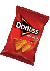 Чипсы кукурузные «Doritos» со вкусом острого перца, 100г