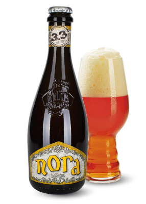 Пиво Baladin «Nora» янтарное нефильтрованное 6.8°