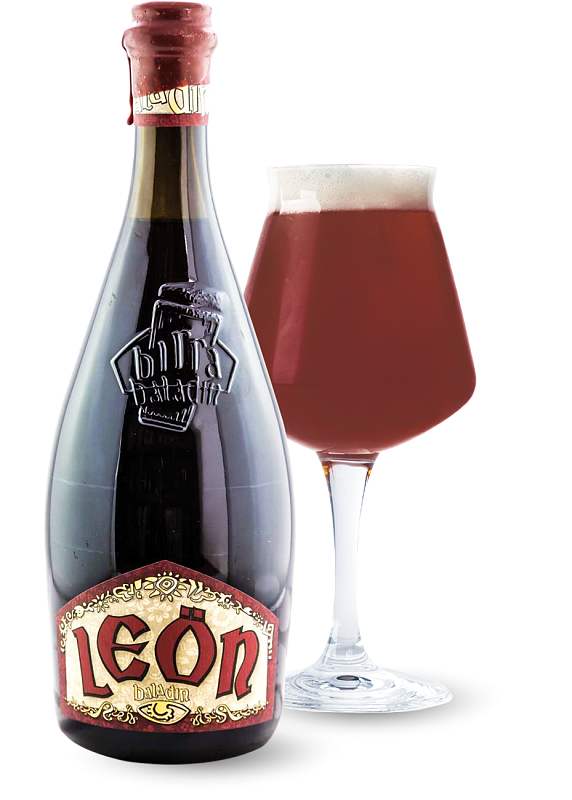 Пиво Baladin «Leon» темное нефильтрованное 9°