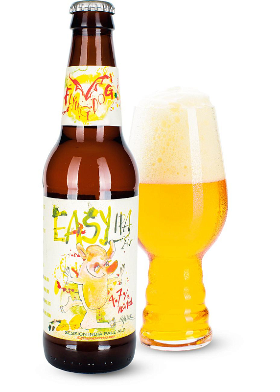 Пиво Flying «Dog Easy IPA» світле нефільтроване 4.7°