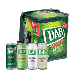 Набор пива DAB в ассортименте 0.5л х 4шт + термосумка
