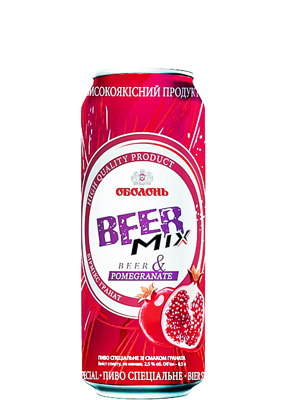 Бирмикс Оболонь Гранат светлое 2.5°