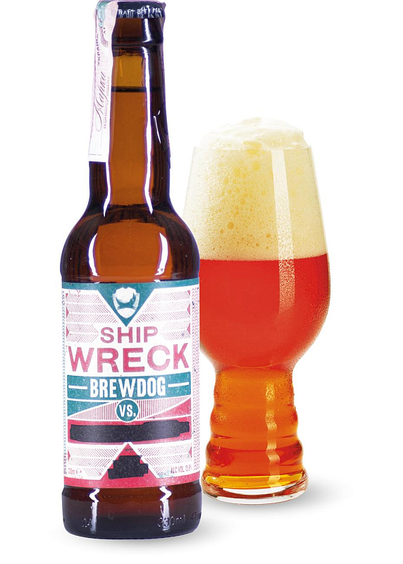 Пиво BrewDog «Ship Wreck» світле фільтроване 13.8°