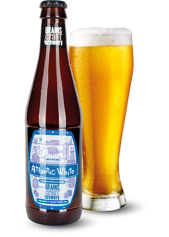Пиво Brains «Craft Atlantic White» світле нефільтроване 6.0°
