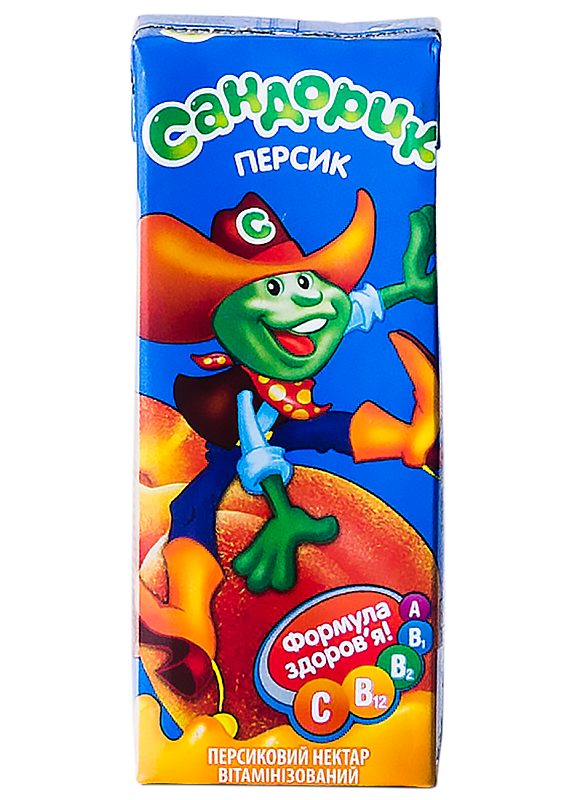 Нектар Сандорік персиковий 0.2l купити в Hop Hey | Море Пива Нектар Сандорік персиковий 0.2l