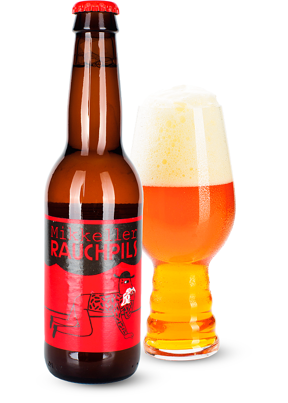 Пиво Mikkeller «Rauchpils» світле нефільтроване 4.6° купити в Hop Hey | Море Пива Пиво Mikkeller «Rauchpils» світле нефільтроване 4.6°