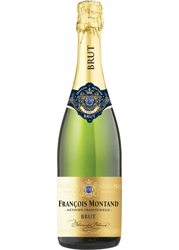 Вино игристое Francois Montand Blanc de Blancs брют белое сухое 11°