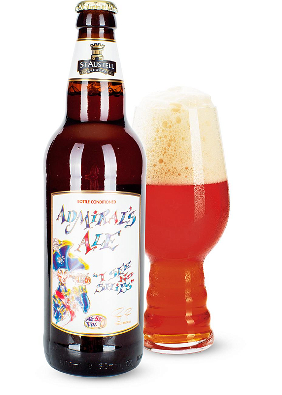 Пиво St Austell «Admiral's Ale» світле фільтроване 5.0°