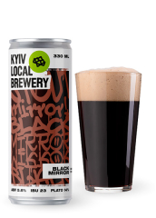 Пиво Kyiv Local Brewery Black Mirror 0.33л