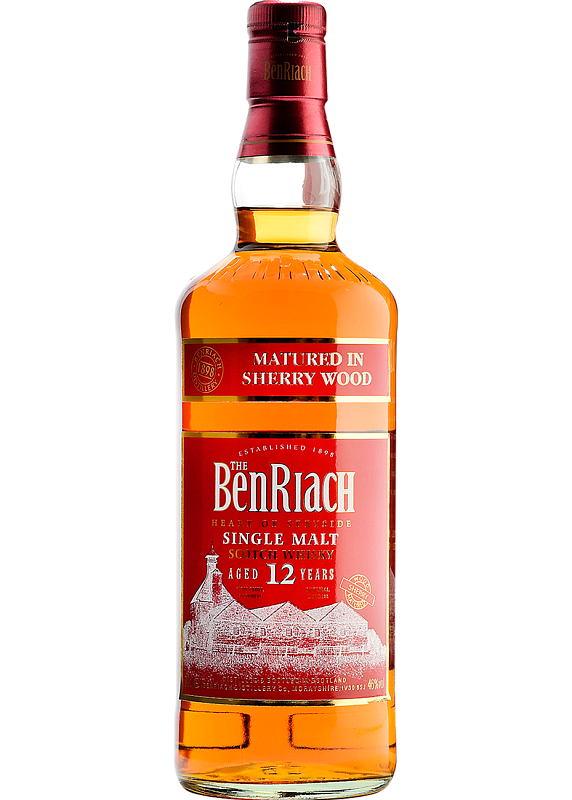 Виски BenRiach Sherry 12 Y.O. Tube 40°