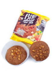 Печенье Bits с кусочками белого шоколада и мандариновыми цукатами 50г