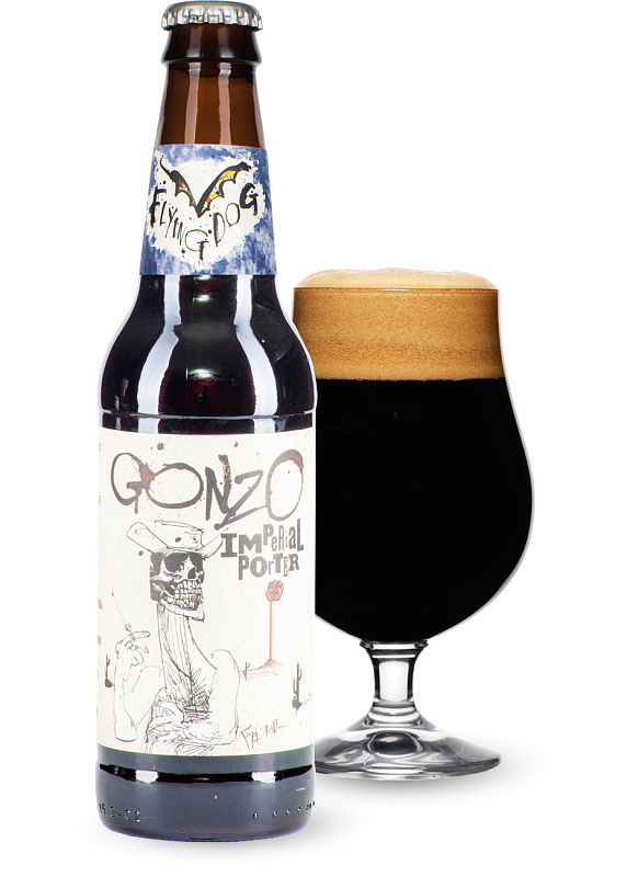 Пиво Flying Dog «Gonzo Imperial Porter» темное фильтрованное 9.2°