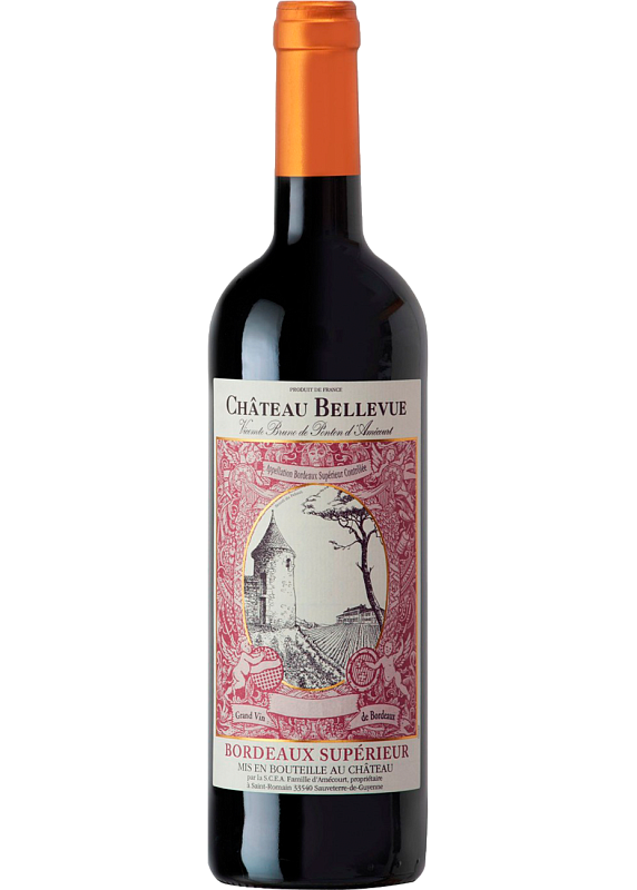 Вино Chateau Bellevue Rouge красное сухое 12.5°