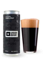 Пиво безалкогольное Underwood Pure Stout 0.33л