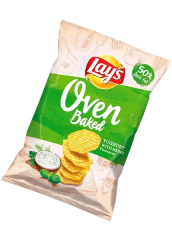 Чипсы «Lays Oven Baked» со вкусом йогурт и травы, 110г