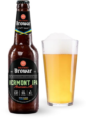 Пиво Volynski Browar «Vermont IPA» 0.35л