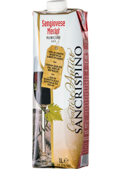 Вино Cantine Ronco Carattere Antico Sangiovese Merlot Rubicone IGT 1л