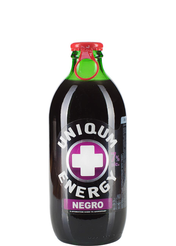 Слабоалкогольный энергетик Energy&Uniqum Negro 7°
