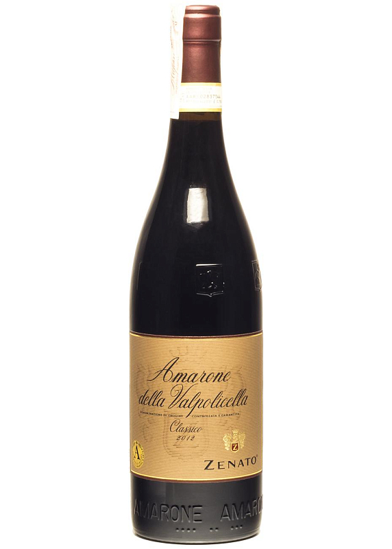 Вино Zenatо Amarone della Valpolicella Classico 2012 красное сухое 14°