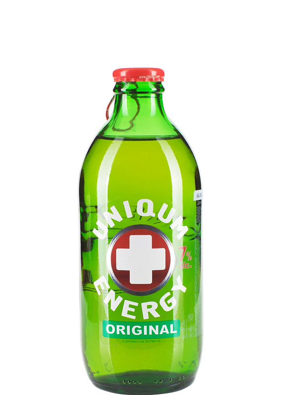 Слабоалкогольный энергетик Energy&Uniqum Original 7°