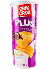 Чипсы Crik Crok Plus со вкусом барбекю 100г