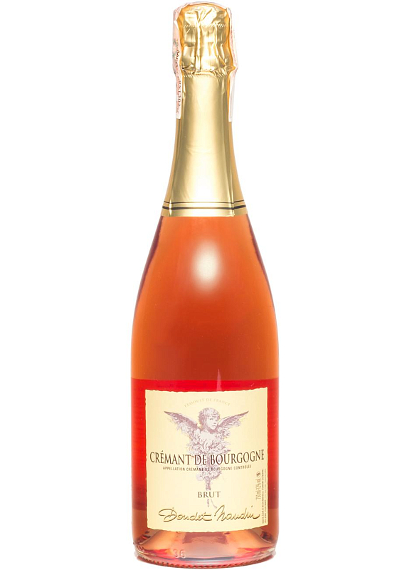 Вино игристое Doudet Naudin Cremant de Bourgogne Rose брют розовое сухое 12°