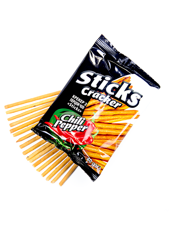 Соломка к пиву «Sticks Cracker» с перцем чили 40г
