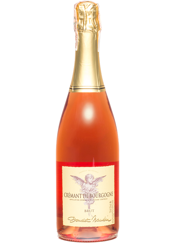 Вино игристое Doudet Naudin Cremant de Bourgogne Rose брют розовое сухое 12°