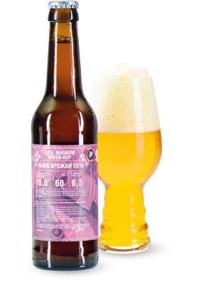 Пиво Правда «I.P.A. MAGNUM GREEN HOP» светлое фильтрованное 6.3°
