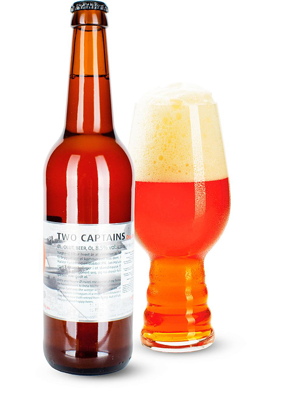 Пиво Nogne O «Two Captains Double IPA» світле нефільтроване 8.5°