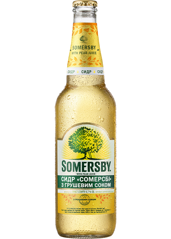 Сидр «Somersby» з грушевим соком 4.7° купити в Hop Hey | Море Пива Сидр «Somersby» з грушевим соком 4.7°