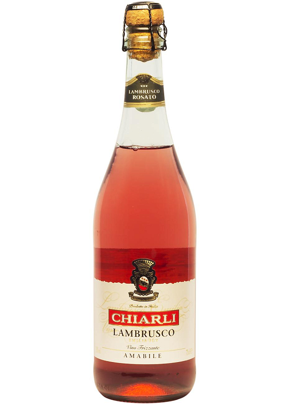 Вино п/игристое Chiarli Lambrusco dell 'Emilia розовое сладкое 7.5°