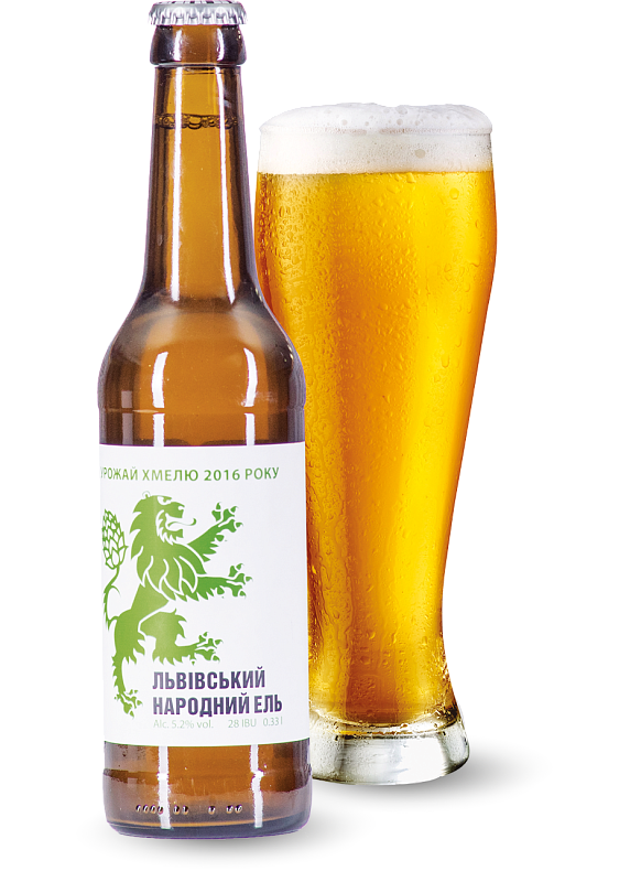 Пиво Правда FRESH HOP «Львівський народний ель» світле нефільтроване 5.2°