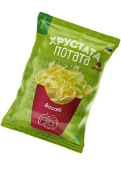 Снеки «Хрустата Потата» со вкусом васаби, 50г