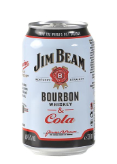 Напиток слабоалкогольный Jim Beam Whiskey-Cola 0.33л