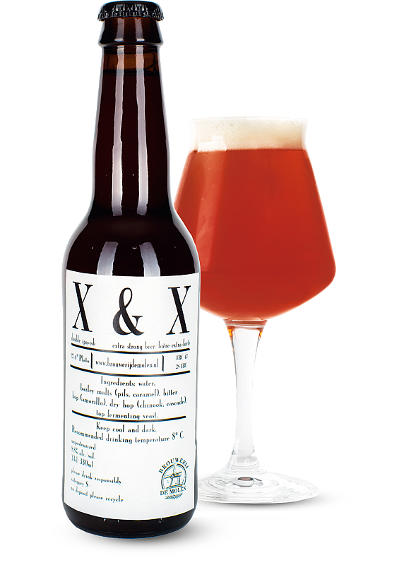 Пиво De Molen «X & X» янтарне нефільтроване 8.8°