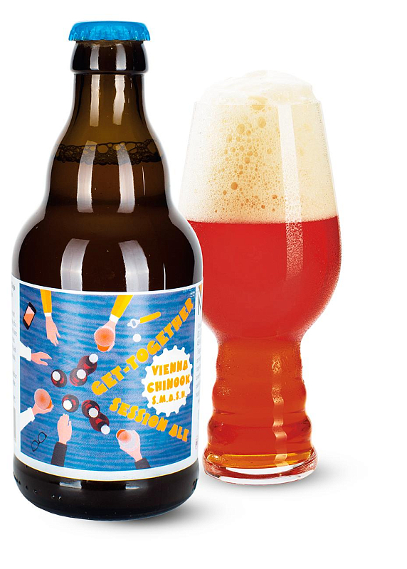Пиво Mad Brewlads «Get-Together» янтарное нефильтрованное 5.0°