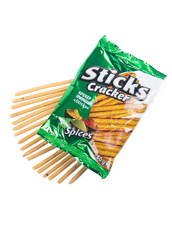 Соломка к пиву «Sticks Cracker» с приправами 40г