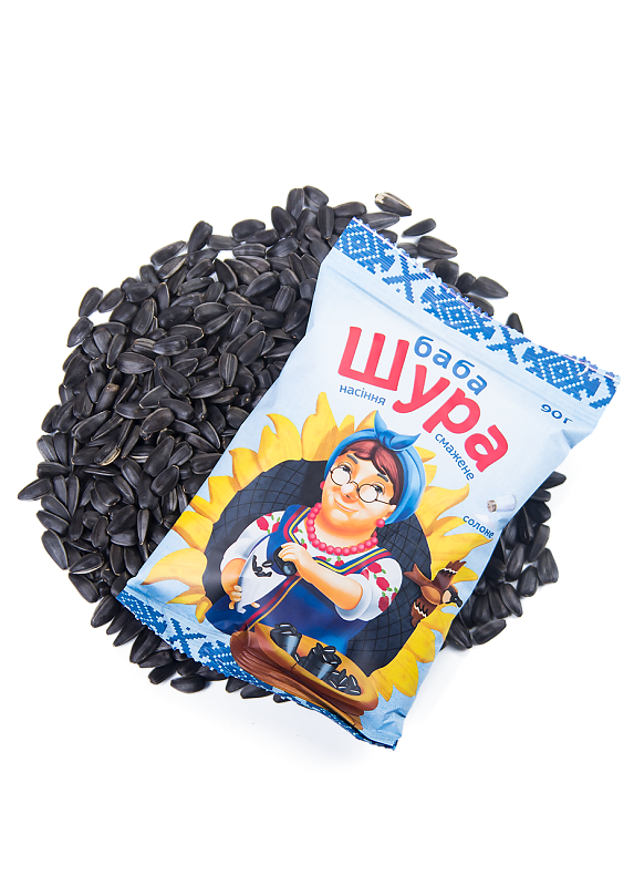 Насіння «Баба Шура» смажене солоне, 90 г