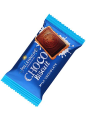 Шоколад «Millennium Choco Biscuit» молочный с печеньем, 15 г