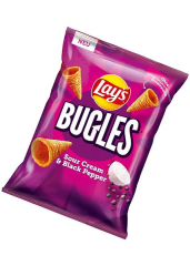 Чипсы «Lays Bugles» со вкусом сметаны с перцем, 95г