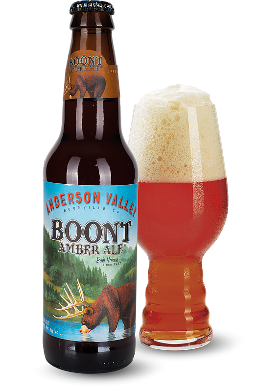 Пиво Anderson Valley «Boont Amber Ale» світле фільтроване 5.8°