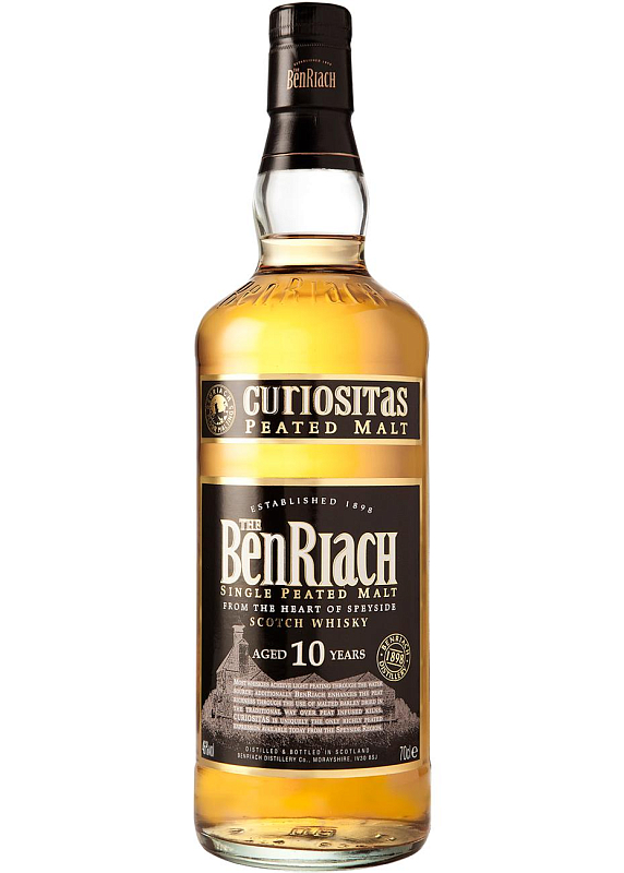 Віскі BenRiach 10 Y.O. Curiositas 46°
