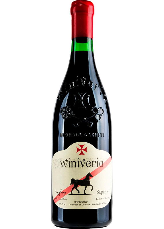 Вино Winiveria Saperavi красное сухое 12.5°