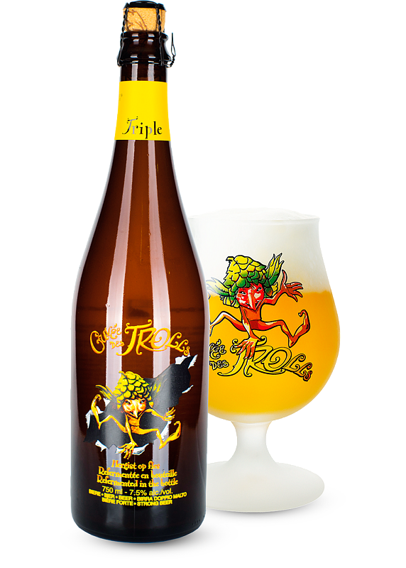 Пиво Dubuisson «Cuvee des Trolls Tripel» світле нефільтроване 7.5° купити в Hop Hey | Море Пива Пиво Dubuisson «Cuvee des Trolls Tripel» світле нефільтроване 7.5°