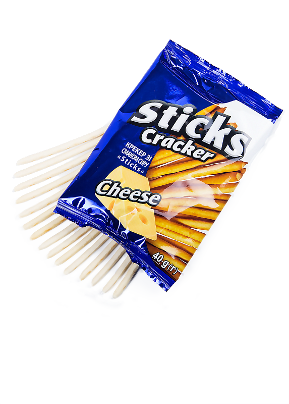 Соломка к пиву «Sticks Cracker» со вкусом сыра 40г купить с доставкой в ...