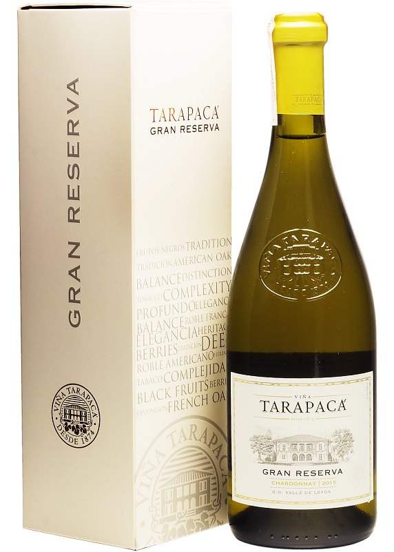 Вино Tarapaca Gran Reserva Chardonnay белое сухое 14°